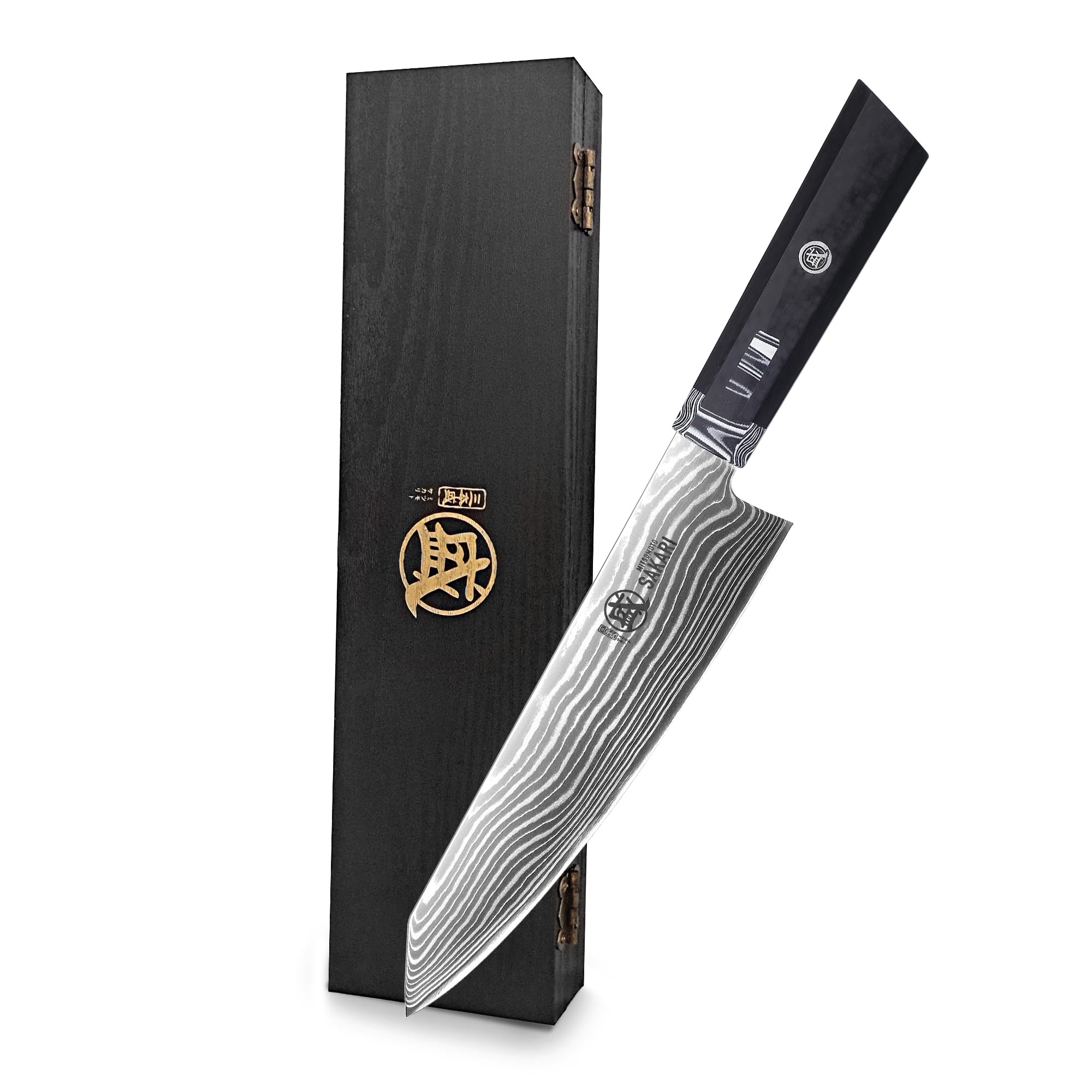 Amazon | MITSUMOTO SAKARI 切付包丁 208mm 粉末ハイス鋼 73層